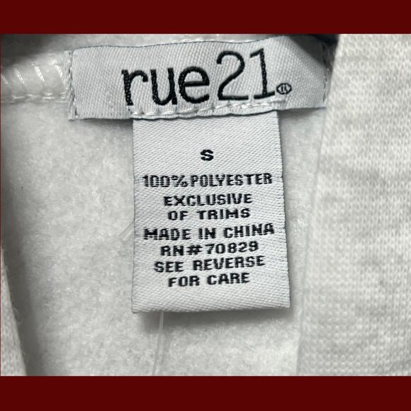 Rue 21 - Men's Long Sleeve Hooded Sweatshirt - Gray - Small - Picture 9 of 14